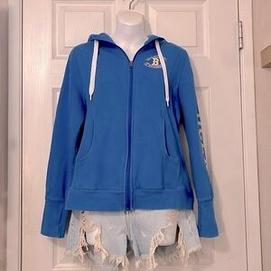 UCLA Bruins Blue Unisex Zipper Hoodie by Champion Elite Sz L